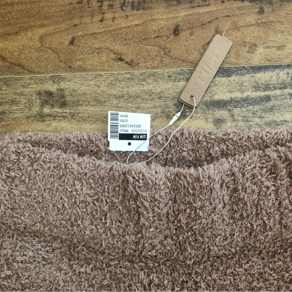 **NWT** SKIMS Cozy Knit Pants Camel S/M - Picture 9 of 11